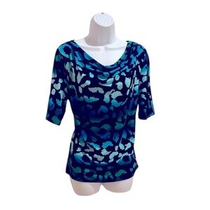 🟣 GRACE Turquoise/black top